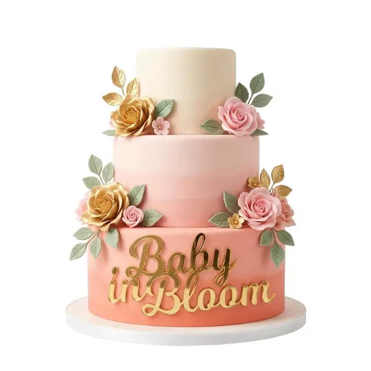 Baby in Bloom Cutout